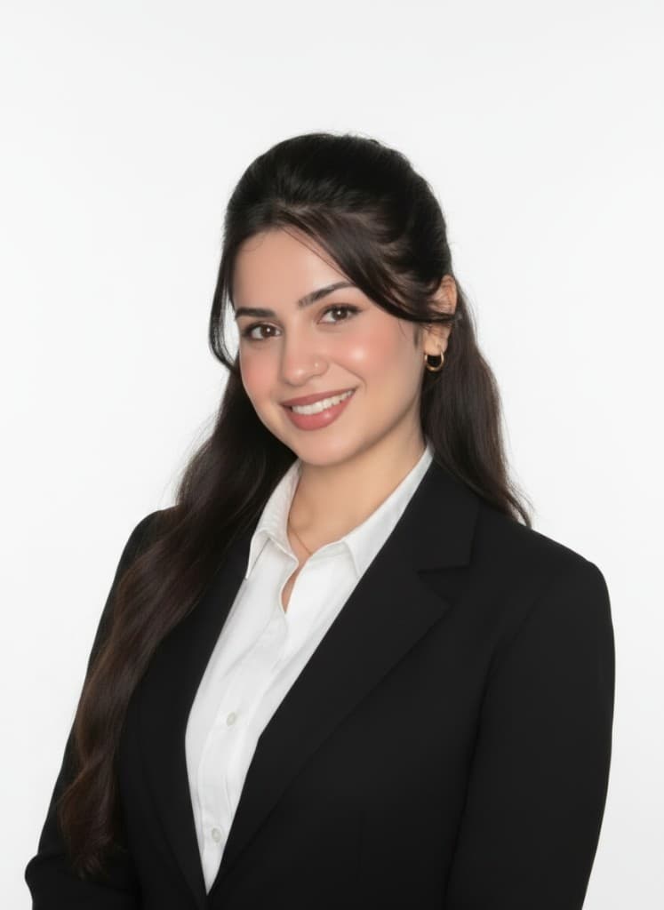 Portrait of Chhavi Nayyar in professional attire